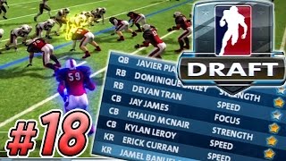 FIRST BACKBREAKER DRAFT OFFSEASON  Backbreaker Football Season Mode  Part 18 [upl. by Trimble]