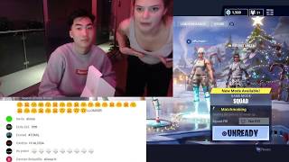 Alissa Violet Brings RiceGum Cheesecake While Hes Streaming [upl. by Adnwahsat]