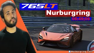 Mclaren 765LT vs Nurburgring  no limite  Assetto corsa🔥 [upl. by Yakcm]