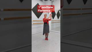 Te enseño cómo bailar SEVILLANAS FLAMENCAS para la feria bailarsevillanas flamenco [upl. by Ahsrat]