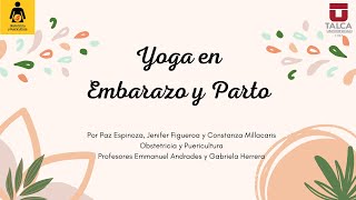 Yoga en el embarazo y parto [upl. by Jenine405]