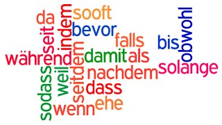 Урок 44 Немецкая грамматика B1B2 союзы bevor seitdem sobald bis während Немецкие слова [upl. by Monson265]