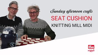 Prym midi knitting mill instructions amp checkered seat pad DIY  Sunday Afternoon Crafts [upl. by Rains948]