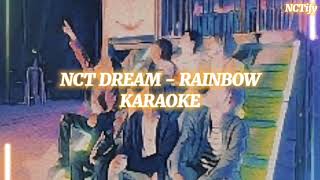 NCT Dream  Rainbow Karaoke lyrics with backing vocals [upl. by Anatnom]