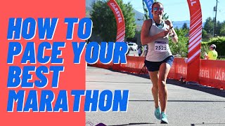 MARATHON PACING STRATEGY Run Your Fastest Marathon [upl. by Bartley]