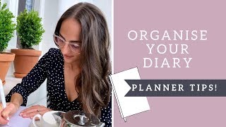 How to organize your planner  diary for 2019 [upl. by Ahtabbat]