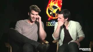 Hunger Games Cast Funny Moments [upl. by Corsiglia]