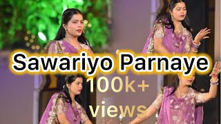 Ghoomar on Sawariya parnaye ft Tanisha Bhati♥️✨  rajputi dance [upl. by Towroy414]