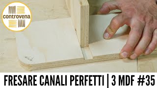 DIMA PER FRESARE CANALI PERFETTI  3 Minuti Di Falegnameria 35  Fai da te e lavorazione del legno [upl. by Charles]