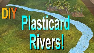 Make Warhammer River Terrain with Plasticard  Bonepile Miniatures [upl. by Ahseinar]