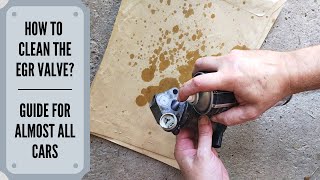 How To Clean The EGR Valve On Most Cars [upl. by Kissel]