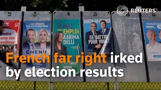 French far right irked by election results [upl. by Eirdua]