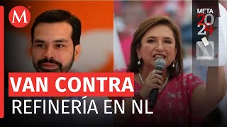 Álvarez Máynez celebra coincidencia con Xóchitl Gálvez sobre refinería de Cadereyta [upl. by Bittner]