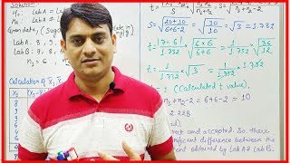 Part 4 Students t test  Questions and Solutions [upl. by Aninad84]