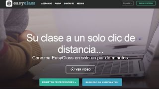 Easyclass  Su clase a un solo clic de distancia [upl. by Assillam]