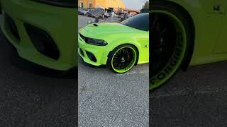 Green hellcat charger on forgiatos [upl. by Buzz803]