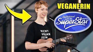 Die Militante Veganerin😳 DSDS CASTING 2023  Raffaela Raab Was Du Nicht Willst [upl. by Eiralih]