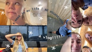 my life in another vlog  ep02  a week in my life at NZ HIGH SCHOOL [upl. by Oicnoel399]