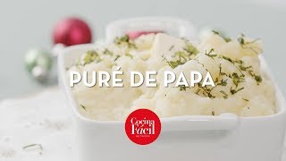 ¿Cómo hacer puré de papa  Cocina Fácil [upl. by Sculley]