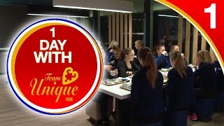 1 DAY WITH TEAM UNIQUE  S01E01  Breakfast and warm up [upl. by Katusha362]