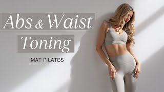 Tone Your Abs Waist amp Arms  Mat Pilates Abs amp Arms Workout [upl. by Jeanelle]