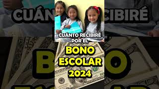 Bono Escolar 2024 para el mes de marzo [upl. by Eudo86]