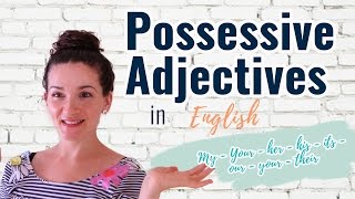 Aprende a usar los adjetivos posesivos en ingles bien Inglés juntos desde casa [upl. by Neenej]