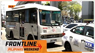 Unity walk ng transport groups bilang suporta sa PUV modernization kasado sa Lunes [upl. by Massingill]