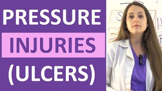 Pressure Ulcers Injuries Stages Prevention Assessment  Stage 1 2 3 4 Unstageable NCLEX [upl. by Eimareg]