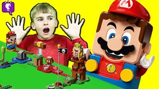 Lego Super Mario Kits 71362 and 71360 with HobbyKidsTV [upl. by Tina]