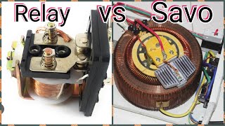 Difference between Servo vs Relay stabilizerServo StabilizerRelay StabilizerWorking of stabilizer [upl. by Rodgiva]