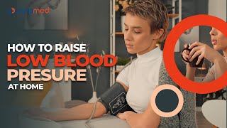 Hypotension How to quickly raise blood pressure at home First aid [upl. by Lucic257]