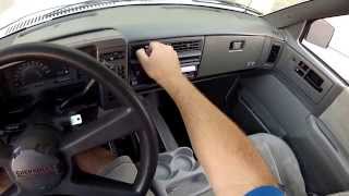 1993 Chevy S10 Blazer 4door 4x4 interior tour and test drive [upl. by Hnao]