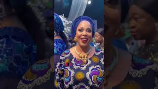 MC OLUOMO’S LAST WIFEAISHA AKINSANYA SHINED OUT CLEAN WHILE SIGHTING AKINSIKU AT THE ADEKANBI PARTY [upl. by Walrath96]