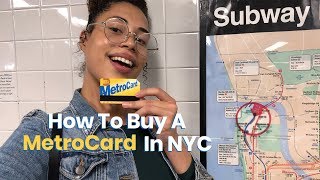 How To Buy A MetroCard In NYC [upl. by James]