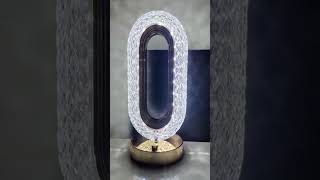 Luxury Elegant Crystal Led Table Lamp Touch Control [upl. by Okiruy]