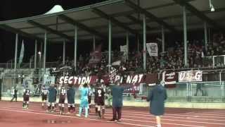 Section Grenat  FC Lausanne Sports  Servette FC  20142015  10112014 [upl. by Kalvn]