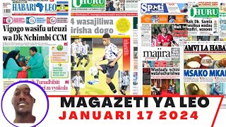 Magazeti ya leo 1712024 Magazeti ya leo asubuhi ijumatanomagazeti ya michezo leo jumatanoSimba [upl. by Matthieu]