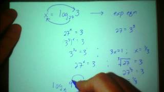 MATH136 54 Solving Log Eqns [upl. by Alvy528]