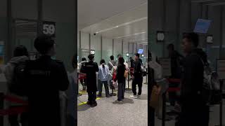 Паспортный контроль в аэропорту Пекина  Passport control at Beijing airport china airport daxing [upl. by Violeta]