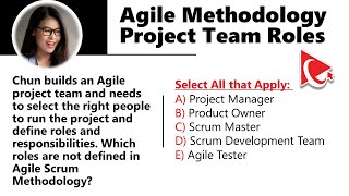 Agile Methodology Project Team Roles [upl. by Lockwood]