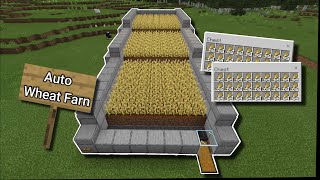 How to make an Auto Wheat Farm in Minecraft [upl. by Xyla]