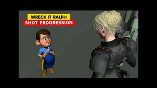 Wreck it Ralph  Felix amp Calhoun Shot Progression  Animation Breakdowns  Hopen Animation [upl. by Darwen744]