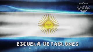 Tema nuevo Selección argentina Rusia 2018  quotYo soy argentino te vengo alentarquot Escuela de tablones [upl. by Ysset220]