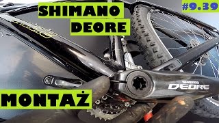 Jak ściągnąć i założyć korbę Shimano Deore lub Hollowtech II Serwis roweru [upl. by Bernardi520]