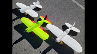 Super Slow Flight Characteristics of 3D Printed RC Sportster SUPER STABLE AT LOW SPEEDS [upl. by Forward]