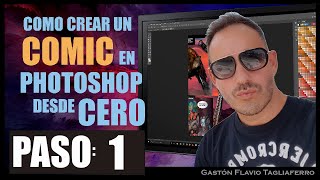 Como Crear un Comic en Photoshop desde Cero PASO 1 [upl. by Annekam]