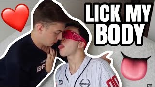 LICK MY BODY CHALLENGE WITH BOYFRIEND w BRANDON [upl. by Alicul]