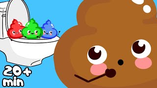 Going Home Poo Poo Song  Silly Healthy Habits Songs From Papa Joels English [upl. by Froh]