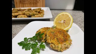 Zucchini amp Crab Frittelle fritters [upl. by Mohun25]